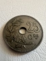 Стара белгийска монета 25 сантима 1908 г. – Кралство Белгия (Леополд II), снимка 1