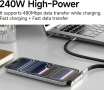 240W Type-C зарядно устройство + стойка за телефон, снимка 4