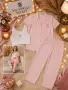 Victoria's Secret Дамска Пижама С 3 Части - Различни Цветове Код SK1976, снимка 2