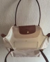НОВА Longchamp Le Pliage – с етикети, млечно бежова, М, дълги дръжки, снимка 6
