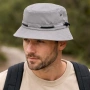 Мъжка шапка тип bucket сива_1261083, снимка 3