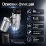Малка мощна лупа микроскоп 45X с LED осветление за детайли, снимка 2