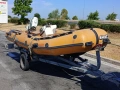 Продавам Лодка Rib-Bat 4,5м дълга, с конзола, волан, червяк и жила, внос от Италия, снимка 5