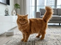 ТЪРСИ СЕ ЗА ПОКОЛЕНИЕ: Риж дългокосмест котарак като този на снимката 🐾, снимка 2