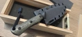 White River Brave CPM-MagnaCut Stonewashed Drop Point Maple Brown & Black Richli, снимка 1