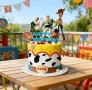 Toy story Играта на играчките 25 броя Happy birthday декорация торта мъфини кексчета, снимка 2