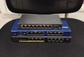 8 портови (4+4 PoE) суичове Netgear и TP-Link, снимка 1