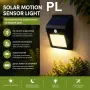 Соларна LED лампа със сензор за движение Код P2814, снимка 3