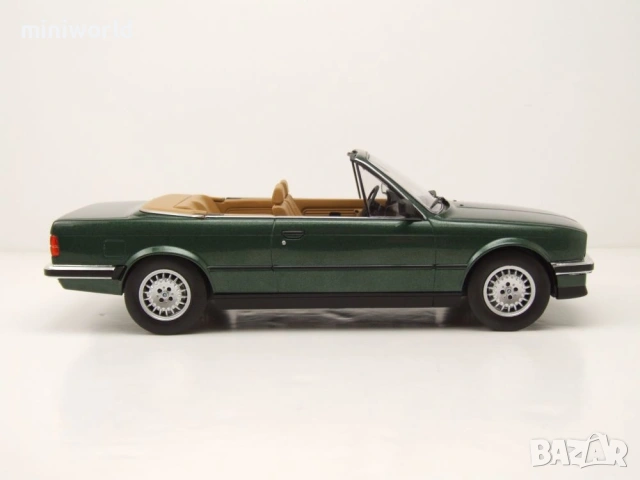 BMW 325i Cabrio E30 1985 - мащаб 1:18 на MCG моделът е нов в кутия, снимка 5 - Колекции - 54823141