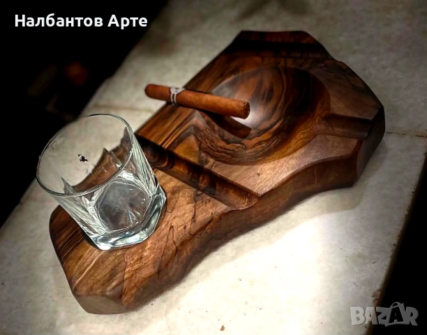 Пепелник за пури - ръчна изработка, снимка 5 - Други - 55172500