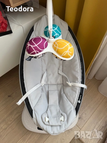 Бебешка електрическа люлка 4moms MamaRoo 4.0, снимка 3 - Детски люлки - 55173320