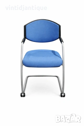 Конферентни столове с S-образна рамка Stoll Giroflex 16 син, снимка 2 - Столове - 54065100
