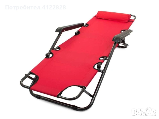 сгъваем шезлонг, снимка 3 - Къмпинг мебели - 54981039