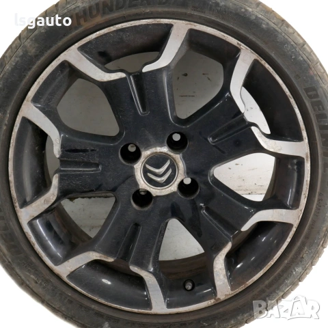 Алуминиеви джанти 4x108 с гуми R17 Citroen DS3 2009-2014 ID: 161685 OEM: 9887754377, снимка 5 - Гуми и джанти - 54955496