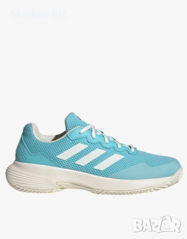 Оригинал! ADIDAS Tennis Gamecourt 2.0 Shoes Light Aqua дамски маратонки, снимка 2 - Маратонки - 54508634