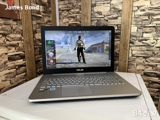 Лаптоп Asus / 15.6” / i7 6700HQ / 16GB RAM / GTX 950M 4GB GDDR3, снимка 8 - Лаптопи за игри - 55185258