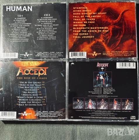 Accept - U.D.O. - Wolf Hoffman - Krokus, снимка 9 - CD дискове - 55211878