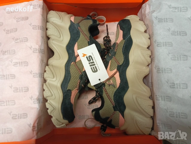 Дамски маратонки Elis ElisComfort Beige/Pink — нови, с етикет, снимка 4 - Маратонки - 54084983