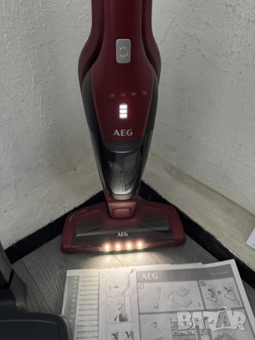 Вертикална Безжична Прахосмукачка AEG Ergorapido CX7 Animal 18V HD Литиева 2в1, снимка 4 - Прахосмукачки - 55695552