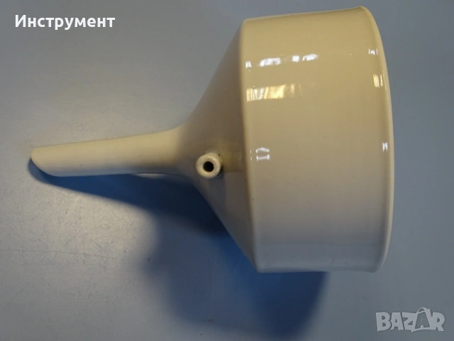 Порцеланова вакуум фуния на Бюхнер Ф210mm Buchner funnel, снимка 8 - Резервни части за машини - 54928393