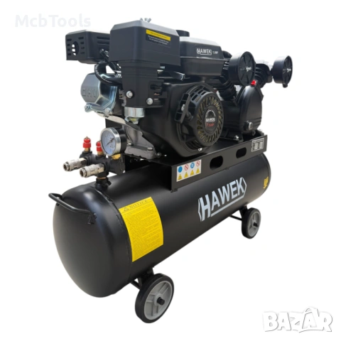 Бензинов компресор за въздух 50 литра 7.5Hp HAWEK, снимка 5 - Други инструменти - 54420047