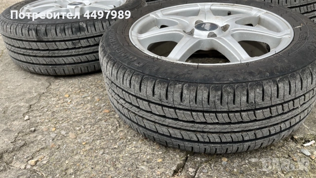 Лети джанти с гуми 15 PLW, снимка 3 - Гуми и джанти - 54261623