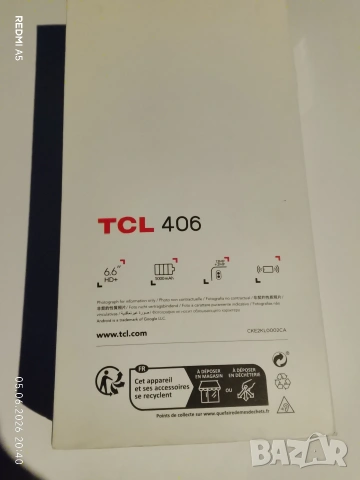 TCL406 мобилен телефон , снимка 6 - Други - 54794636