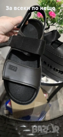 UGG Дамски Черни Сандали ЮДЖИДЖИ Код E1304, снимка 2 - Сандали - 54135650