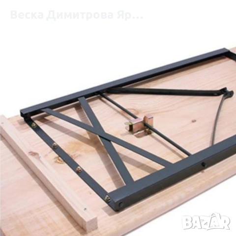 С ДЕФЕКТ - Сгъваем комплект градинска маса с 2 пейки - От чамово дърво - С ДЕФЕКТ виж снимките, снимка 12 - Градински мебели, декорация  - 53999744