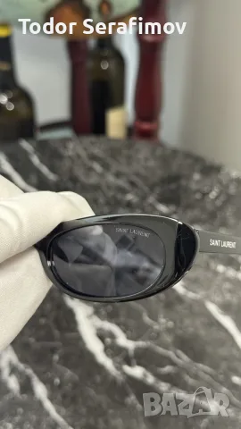 Слънчеви очила Saint Laurent SL 557 Shade – Черни, снимка 4 - Слънчеви и диоптрични очила - 55597575