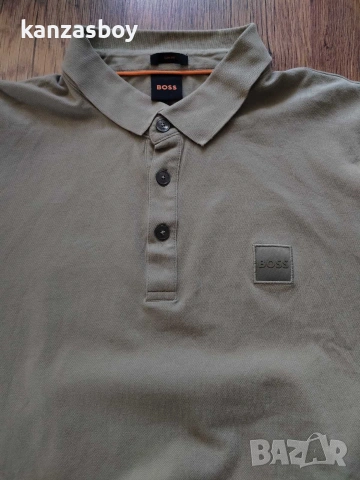 BOSS Orange Passenger slim fit polo shirt - страхотна мъжка тениска ХЛ, снимка 2 - Тениски - 55278849