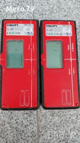 Hilti PRA 20 Приемник за ротационен лазер и Bosch LR 1,Стойка, снимка 3 - Други инструменти - 51552240