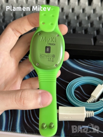 Детски часовник Myki touch с локация синьо зелен, снимка 4 - Детски - 55333723