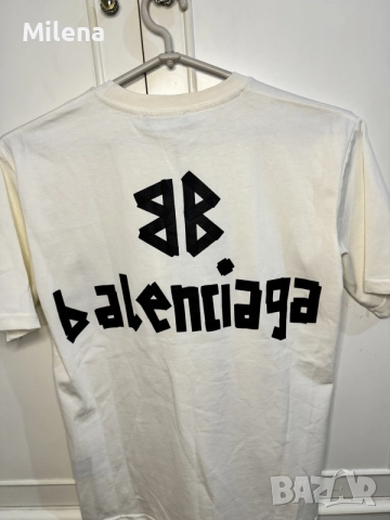 Тениска BALENCIAGA, снимка 2 - Тениски - 55399171