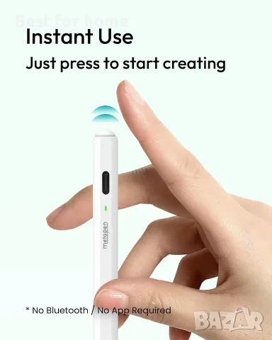 Metapen Pencil Air8 за Apple iPad 2018-2026, 10 мин. по-бързо зареждане, снимка 6 - Друга електроника - 55594519