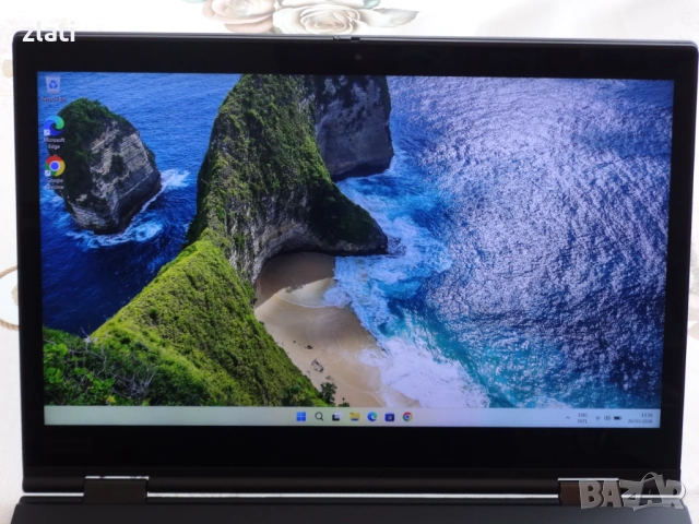 Таблет и Лаптоп 2в1 Lenovo ThinkPad X1 Yoga i7-8650U/RAM 16GB/NVMe SSD 256GB /4G LTE-A Nano-SIM, снимка 5 - Лаптопи за работа - 54691782