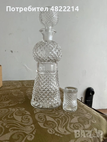 Нова гарафа с 6 чаши за ракия, снимка 2 - Сервизи - 54988877