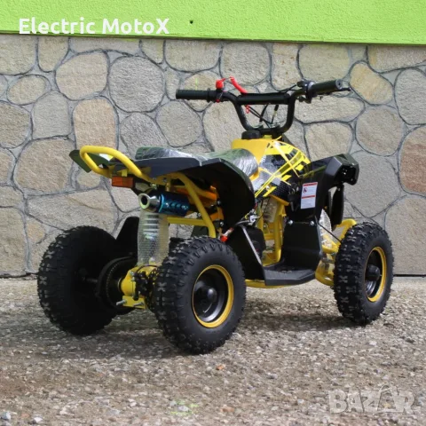 Детско бензиново ATV Grizzly SPORT – BLACK & YELLOW, снимка 9 - Мотоциклети и мототехника - 55364583