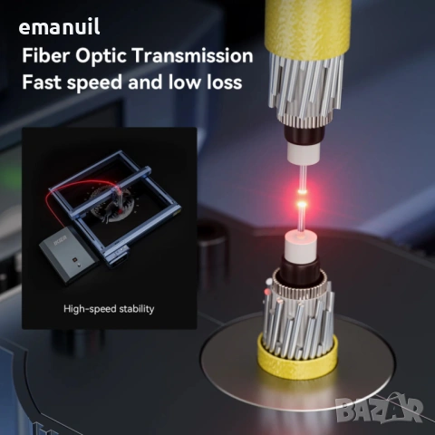 ЛАЗЕРЕН МОДУЛ 5-48W 450nm + Fiber Файбър 1064nm 2-20W CNC лазер лазерно гравиране рязане, снимка 2 - Принтери, копири, скенери - 23804898