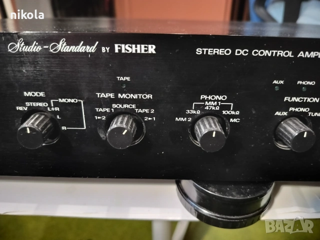 Предусилвател FISHER CC-3000 перфектен  350лв, снимка 4 - Ресийвъри, усилватели, смесителни пултове - 54299947