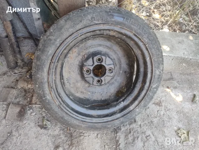 Резервна Гума - Патерица 14" За Фолксваген Голф 3 1993г / VW Golf 3 1993y, снимка 2 - Гуми и джанти - 55498981