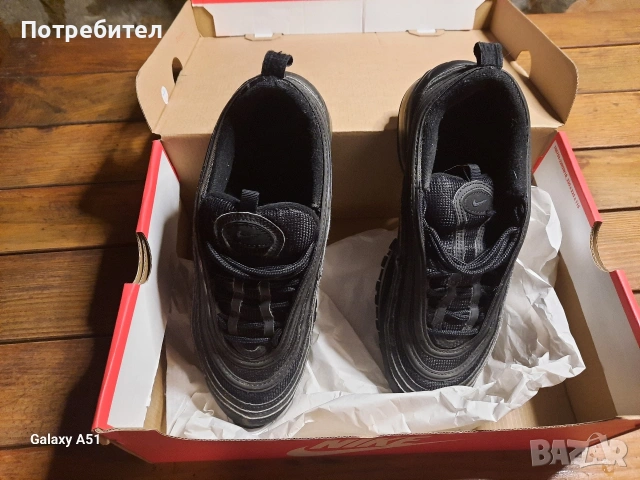 Nike Air Max 97 Black, снимка 12 - Маратонки - 54874831