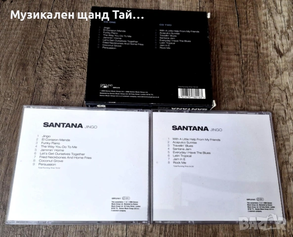 Компакт Дискове - Поп Рок: Santana – Jingo - Compilation - 2 CD, снимка 2 - CD дискове - 54932027