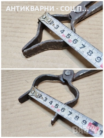 Стари Ковани Ковашки Клещи. / НОМЕР 1763., снимка 9 - Антикварни и старинни предмети - 53991416