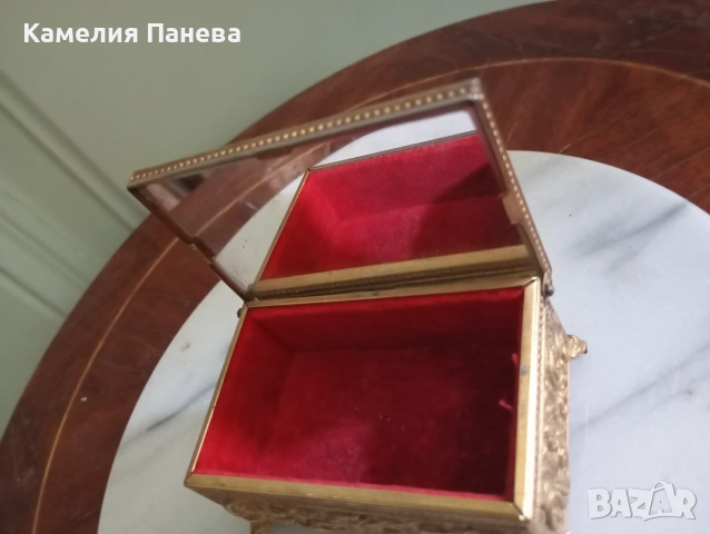 Винтидж кутия за бижута, снимка 4 - Други ценни предмети - 55185987