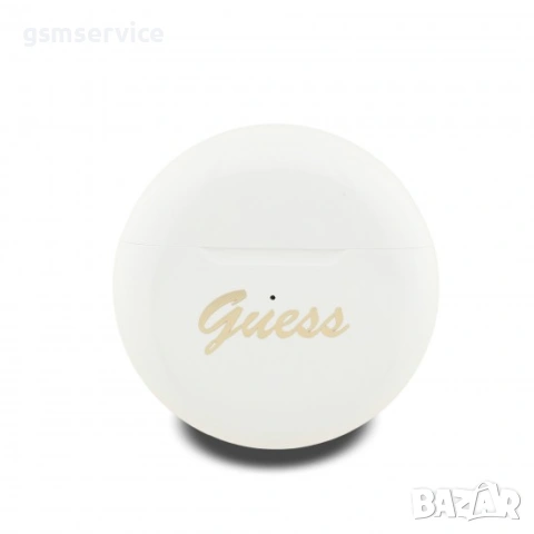 	БЕЗЖИЧНИ СЛУШАЛКИ Bluetooth GUESS TWS SCRIPT WHITE, снимка 5 - Bluetooth слушалки - 54596055