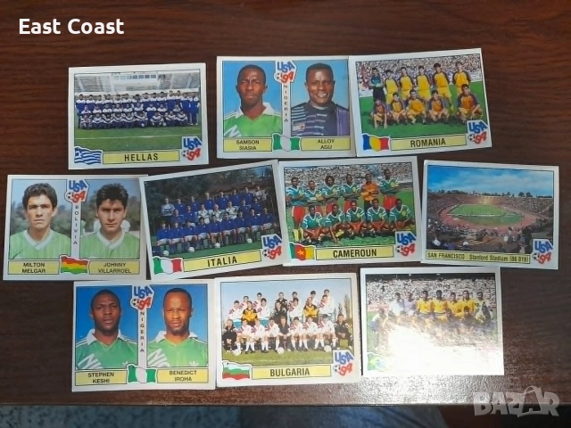 Голям лот емблеми и стикери/отрезки Panini Световно 94-та и 98-ма, Европейско 96-та, снимка 6 - Фен артикули - 54995647