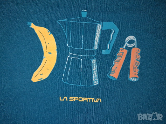 2 броя - LA SPORTIVA Landscape и Breakfast Mens T-Shirt (XL) и (S) мъжка тениска, снимка 12 - Тениски - 51393896