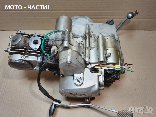 Японски Двигател За Скутер TCB 50 Кубика 4'тактов. / РАБОТЕЩ! / БЕЗ КАРБУРАТОР! / НОМЕР 439., снимка 3 - Части - 54586671