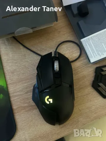 Гейминг мишка Logitech - G502 Hero, оптична, черна